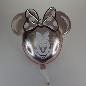 2026 Loungefly Disney Parks Minnie Mouse Balloon Crossbody Bag Rosegold NWT